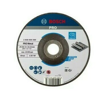 Kotúč brúsny Bosch 150 mm 10 ks