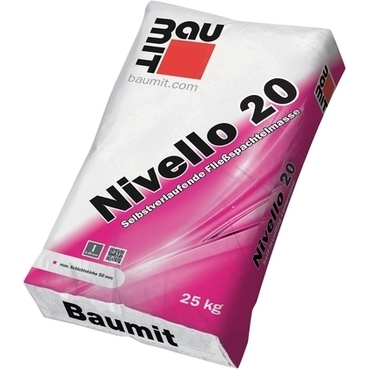 Hmota samonivelizačná Baumit Nivello 20 25 kg