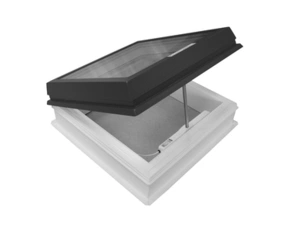 Svetlík otváravý DEKLIGHT BOX ACG/G/RAL 7016 OPE/EL trojsklo