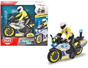 Policajný motocykel Yamaha s jazdcom