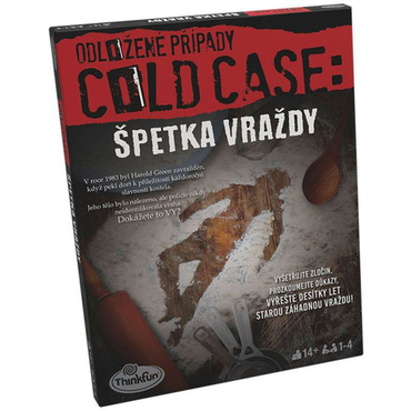 ThinkFun Odložené prípady: Štipka vraždy