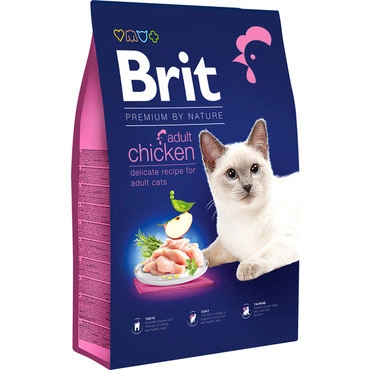 Brit Premium by Nature Cat. Adult Chicken, 8 kg
