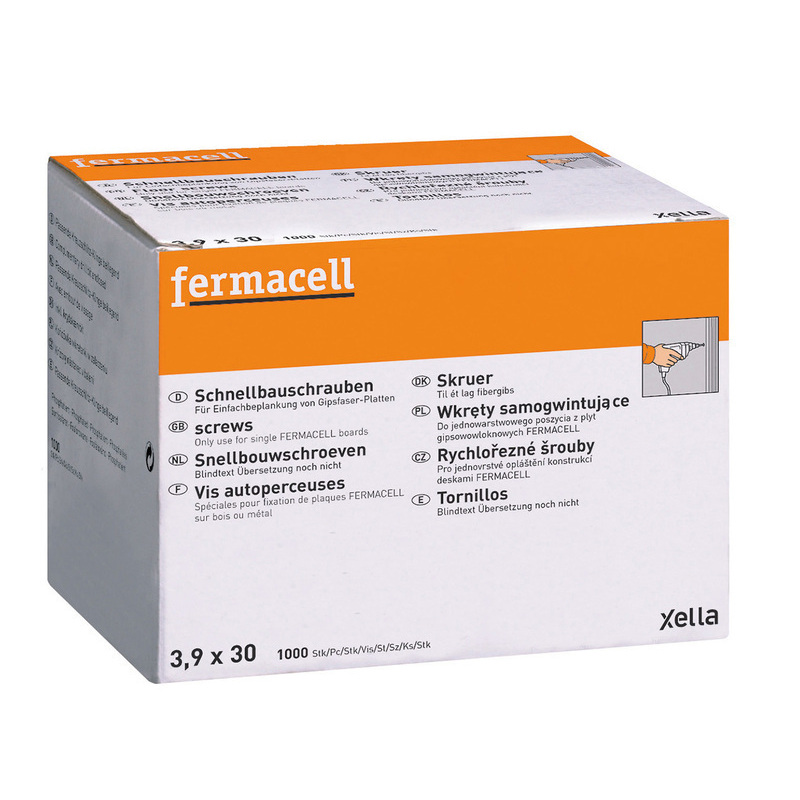 E-shop Skrutky rýchlorezné Fermacell 3,9×30 mm 1000 ks/bal.