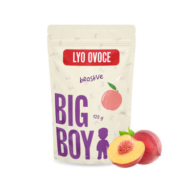BIG BOY® Broskyne plátky lyofilizované 120g