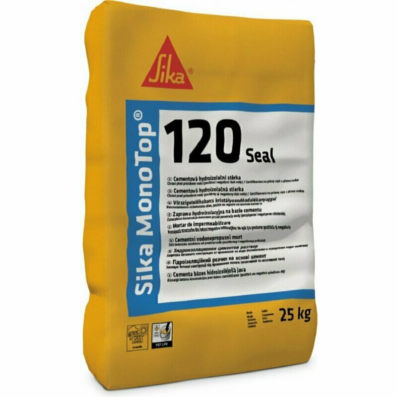 E-shop Malta hydroizolačná Sika Monotop-120 Seal (migrating) 25 kg