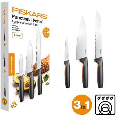 Štartovacia sada 3 nožov Functional Form