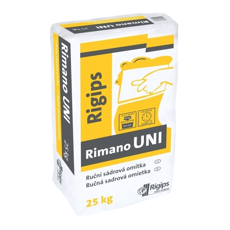 E-shop Omietka sadrová Rigips Rimano UNI 25 kg