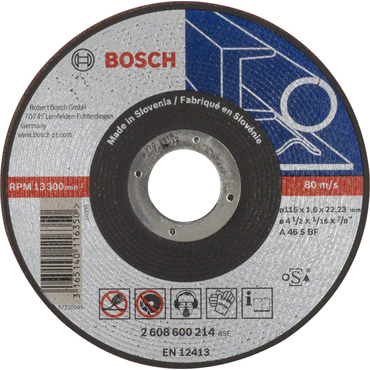 Kotúč korundový Bosch Expert for Metal 115×22,23×1,6 mm