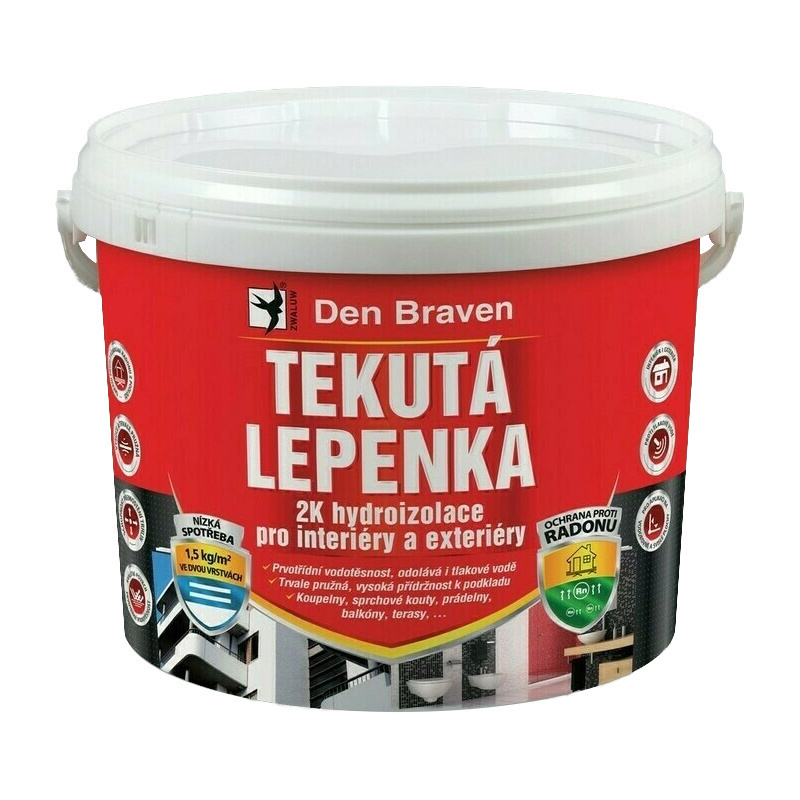 Lepenka tekutá Den Braven 2K 400 21 kg.