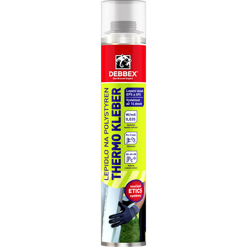 E-shop Pena montážna Den Braven Thermo Kleber 750 ml pištoľová