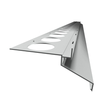 Balkónový profil DRIP PLUS 20 mm, dĺžka 2,5 m, šedý