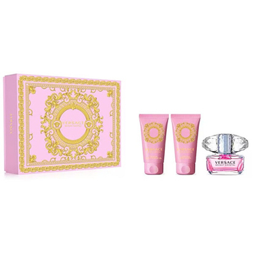 Versace Bright Crystal EDT 50 ml + telové mlieko 50 ml + sprchový gél 50 ml