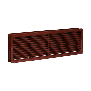 Vetracia mriežka dverová HACO VM 400×130 mm D hneda