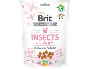 Brit Care Dog Crunchy Cracker Puppy. Insects with Whey enriched with Probiotics, 200 g
