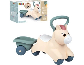 Odrážadlo Poník s vozíkom Little Smoby