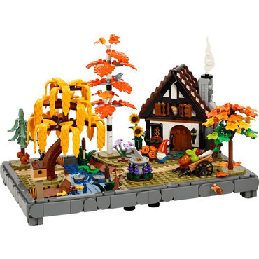 LEGO® Icons – Chata a jesenná záhrada
