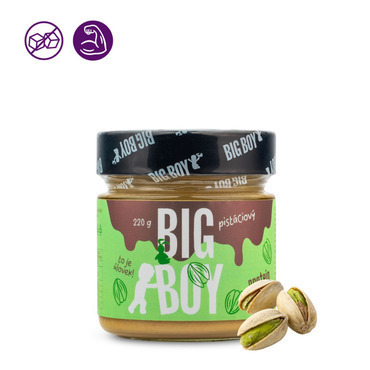 BIG BOY® Protein Kremo pistáciový – Proteínový pistáciový krém so sladidlom 220g
