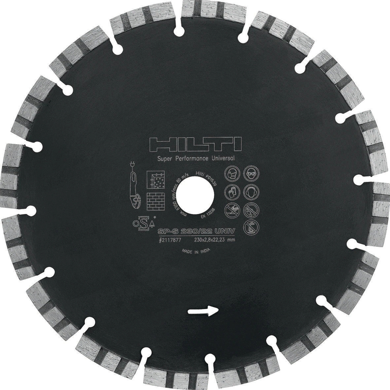Kotúč rezný DIA Hilti SP-S Universal 230×22,23×2,8×10 mm