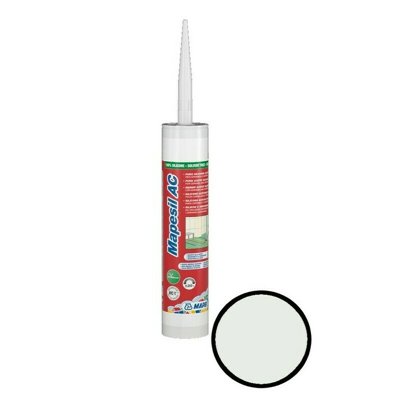 E-shop Tmel sanitárny Mapei Mapesil AC 310 ml mesačná biela