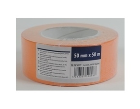 Stavebná páska 50 mm×50 m, oranžová