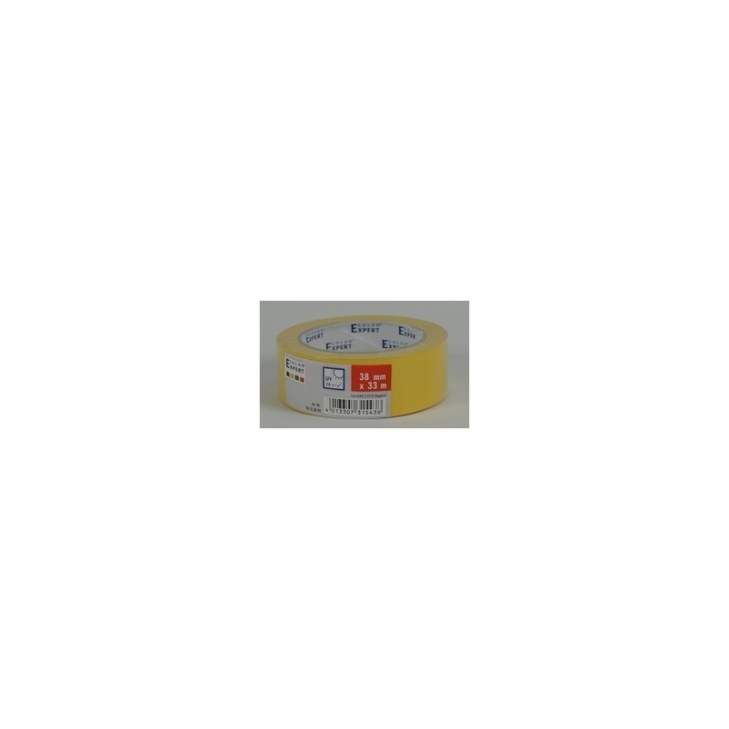 E-shop Ryhovaná PVC páska 38 mm×33 m, UV stabilná, žltá