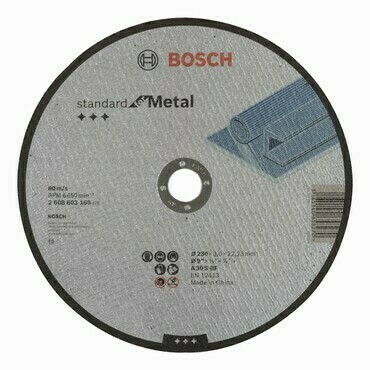 Rovný rezný kotúč na kov Bosch Standard for Metal, priemer 230 mm (25ks/obj)