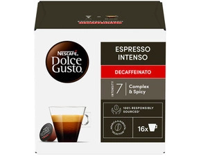 Kapsule NESCAFÉ® Dolce Gusto® Espresso Intenso Decaffeinato 16 ks