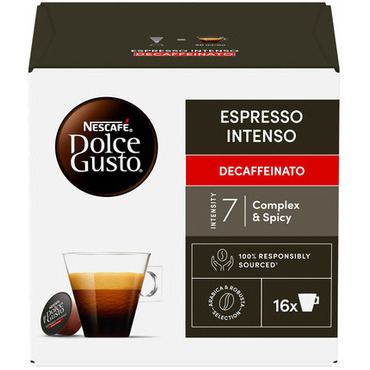 Kapsule NESCAFÉ® Dolce Gusto® Espresso Intenso Decaffeinato 16 ks