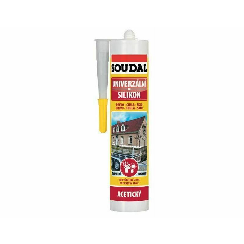 E-shop Silikón univerzálny Soudal 280 ml biely