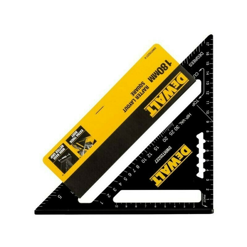 Uholník tesársky Dewalt 17,5 x 17,5 cm