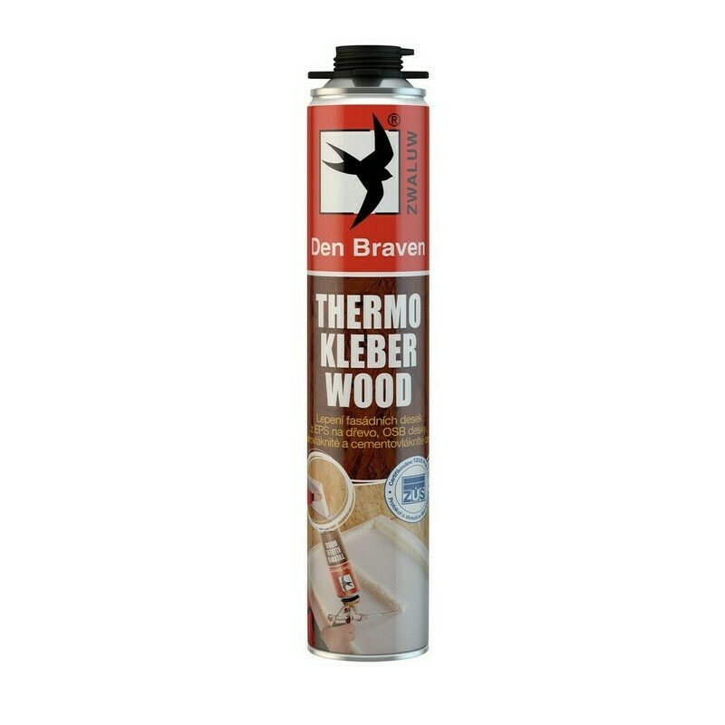 E-shop Pena montážna Den Braven Thermo Kleber Wood 750 ml pištoľová