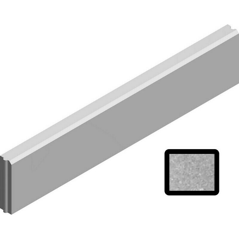 E-shop Obrubník parkový Stadreko rovný 100×20×5 cm sivý