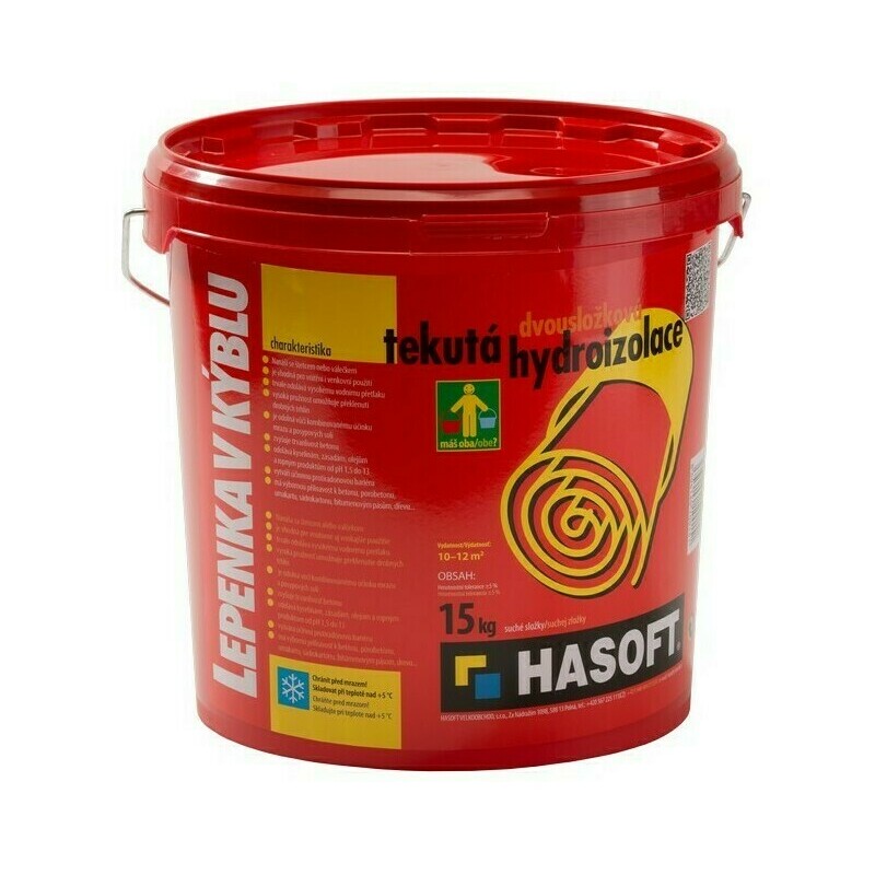 E-shop Lepenka vo vedre Hasoft 15 kg + 5,4 l