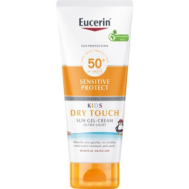 Detský gélový krém na opaľovanie Sensitive protect SPF50+ 200 ml