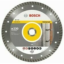 Univerzálny diamantový rezací kotúč Bosch DIA Standard for Universal Turbo, priemer 230 mm (1ks/obj)