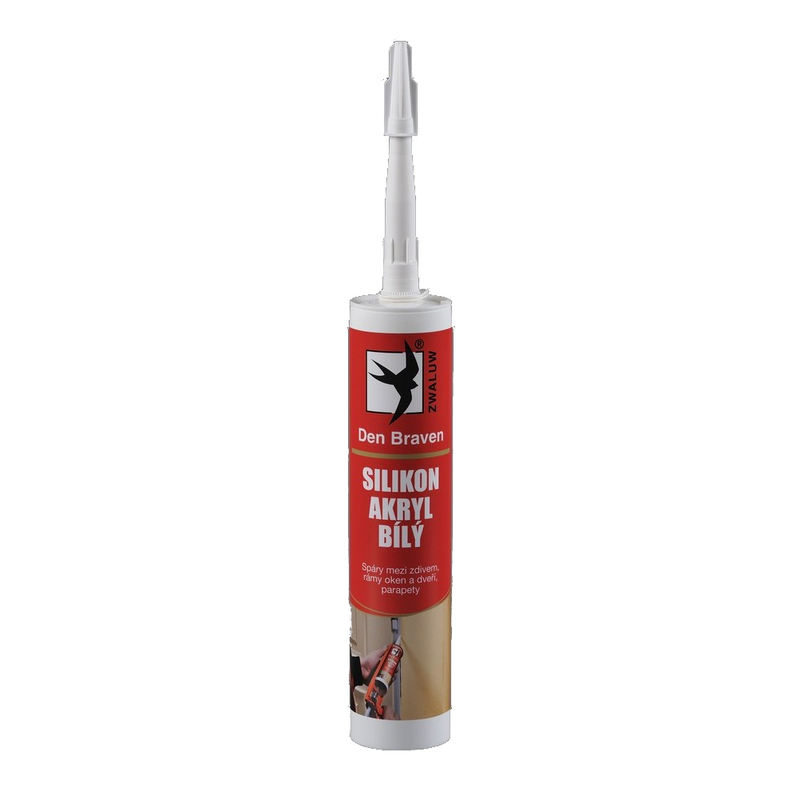 E-shop Silikón akrylový Den Braven 280 ml biely