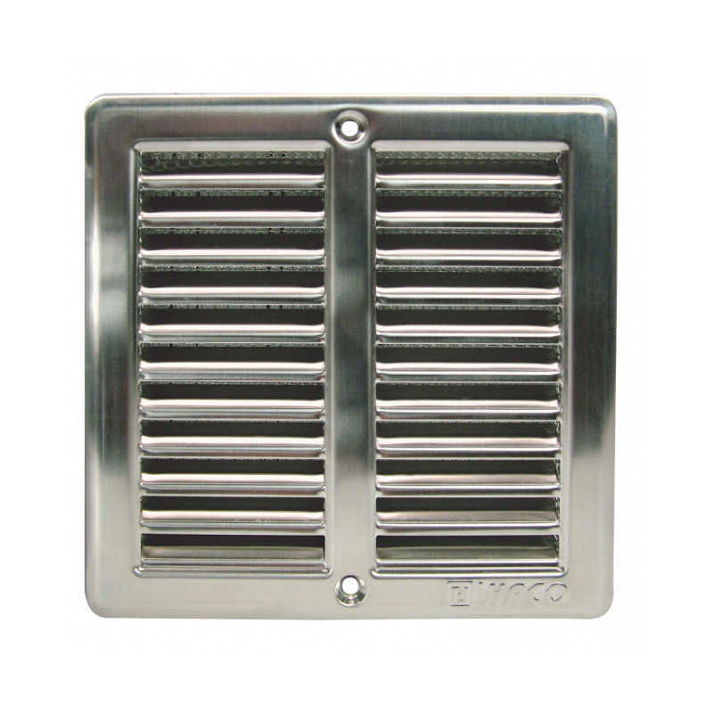E-shop Mriežka vetracia Haco 150×150 mm nerezová