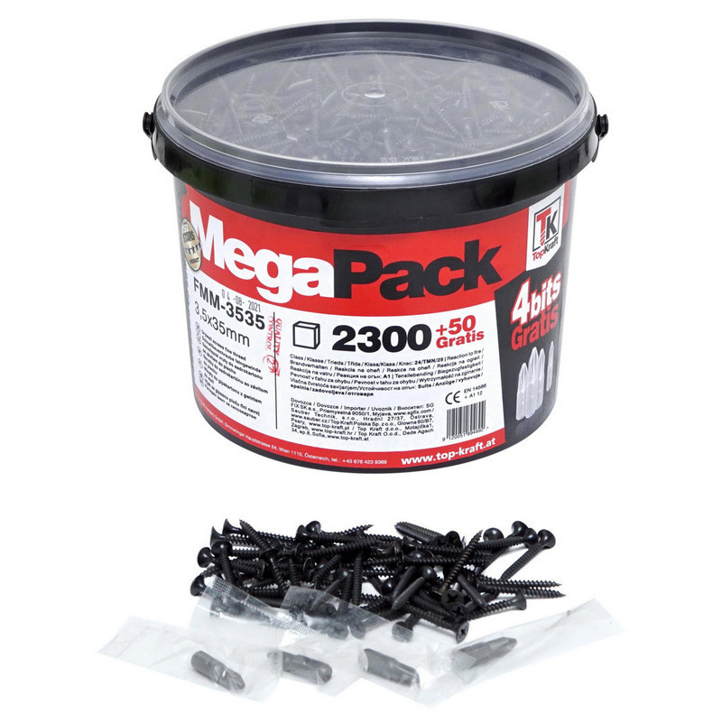 E-shop Skrutka TopKraft FMM 3,5×35 mm 2350 ks/bal.