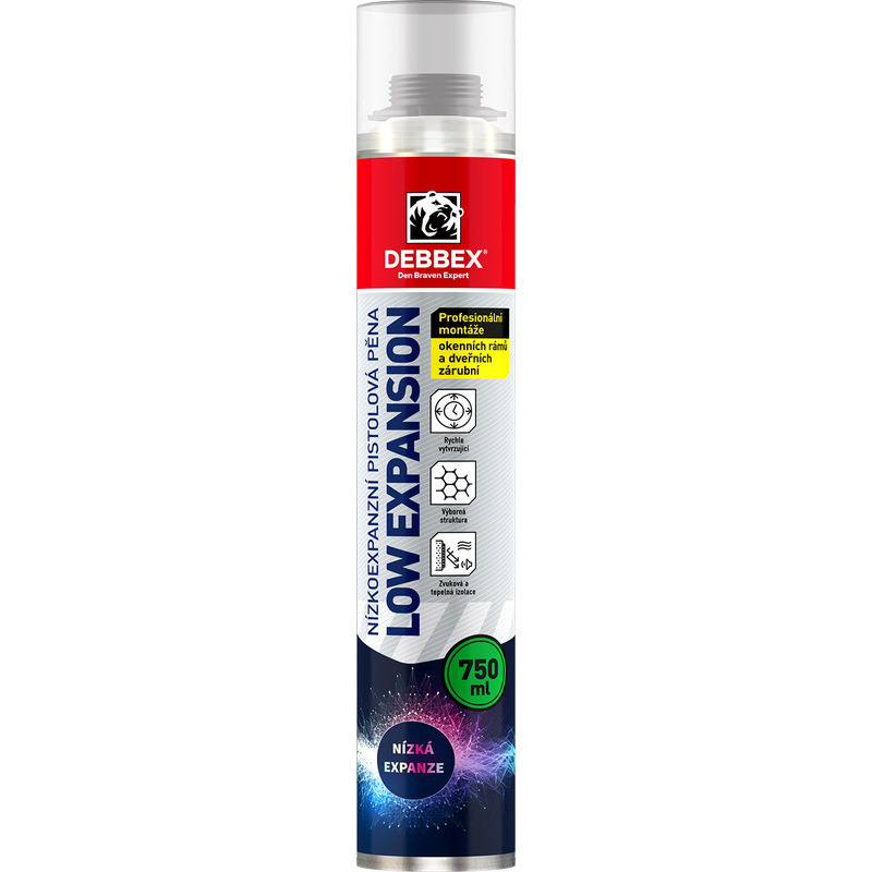 E-shop Pena nízkoexpanzná Den Braven 750 ml pištoľová