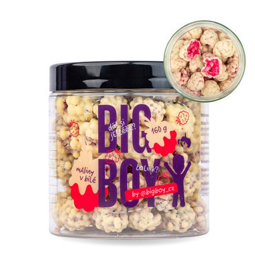 BIG BOY® Maliny v bielej čokoláde by @kamilasikol 160g