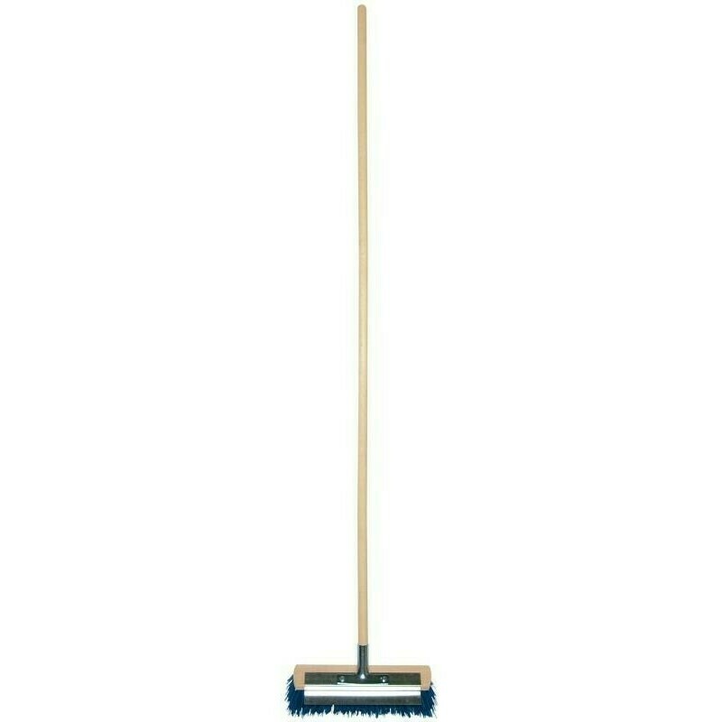 E-shop Cestárska metla 300x50 mm s oceľovou škrabkou a drevenou násadou