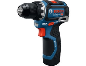 Akumulátorový vŕtací skrutkovač GSR 12V-32 s akumulátormi 2,0 Ah Li-ion a rýchlonabíjačkou