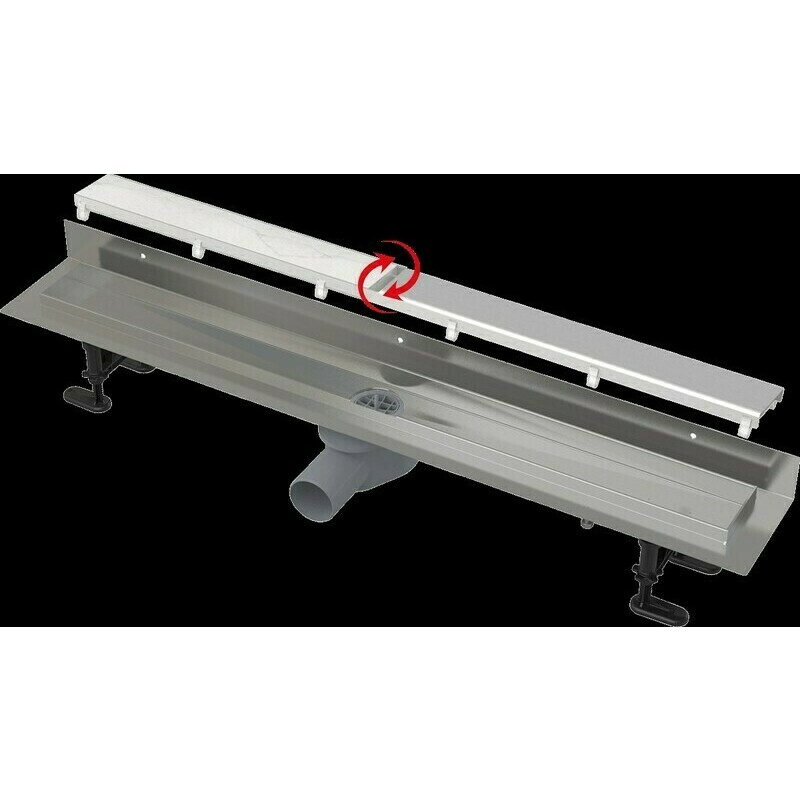 Žľab podlahový Alca Fit and Go 750 mm