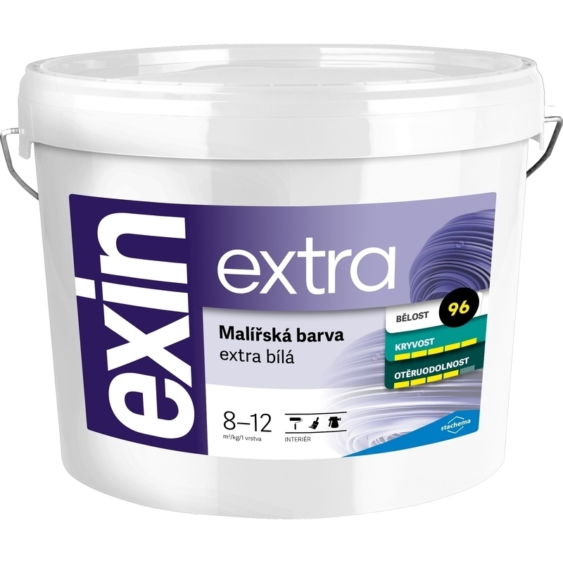 Farba maliarska Stachema EXIN EXTRA biela 4 kg