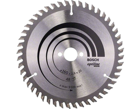 Kotúč pílový na drevo Bosch Standard for Optiline Wood 160×20/16×2,6 mm 48 zubov