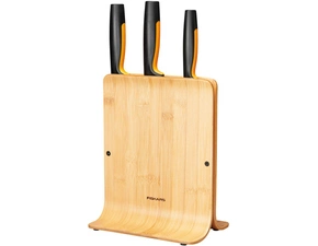 Bambusový blok Functional Form s 3 nožmi