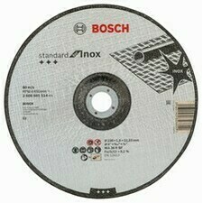 Rezací kotúč s prelisom na nehrdzavejúcu oceľ Bosch Standard for Inox, priemer 230 mm (25ks/obj)