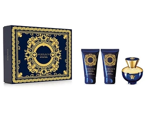 Versace Pour Femme Dylan Blue EDP 50 ml + sprchový gél 50 ml + telové mlieko 50 ml