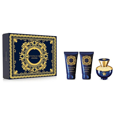 Versace Pour Femme Dylan Blue EDP 50 ml + sprchový gél 50 ml + telové mlieko 50 ml