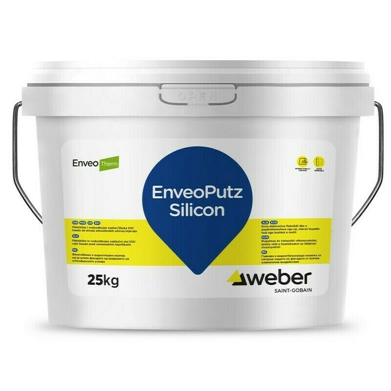 E-shop Omietka roztieraná Weber EnveoPutz Silicon 1,5 mm WE05